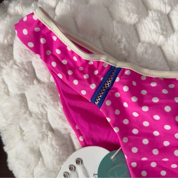 Beach Bunny Pink Polka Dot Bikini Bottom Sz L Nwt - Picture 4 of 10